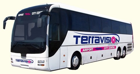 Terravision bus navettes aéroports Europe