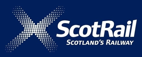 Logo ScotRail bus company UK