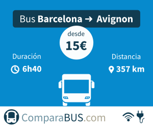 Bus económico barcelona a avignon