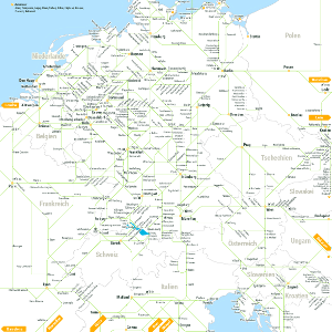 Buliniennetzplan von FlixBus