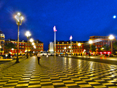 Place Masséna, place principale de Nice, Niza