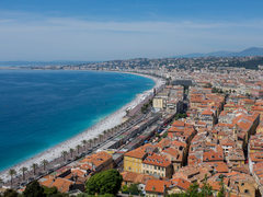 Nice au bord de la mer Méditerranée, Nice