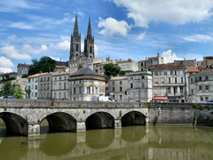 vue de Niort depuis la Sèvre Niortaise, Niort