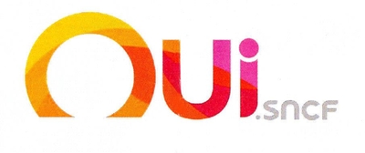Logo OUI.sncf compagnie de train ferroviaire France Europe