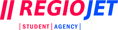 Logo Regiojet železniční společnost