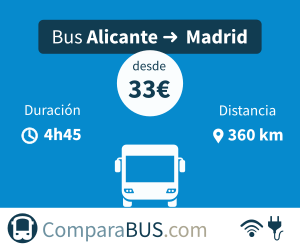 Bus económico alicante a madrid