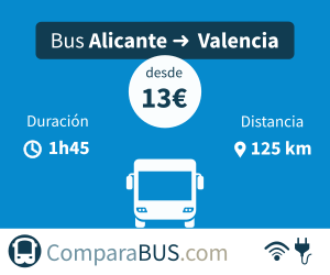 Bus económico alicante a valencia