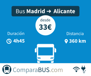 Bus económico madrid a alicante