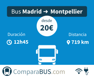 Bus económico madrid a montpellier