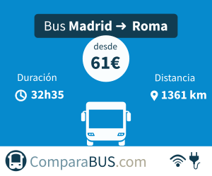 Bus económico madrid a roma