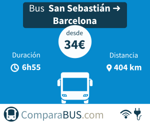 Bus económico san-sebastian a barcelona