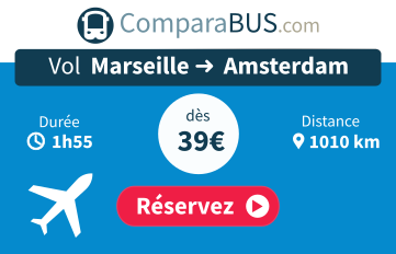 Vol marseille amsterdam pas cher