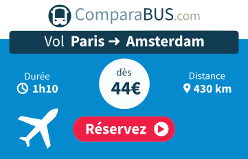 Vol paris amsterdam pas cher