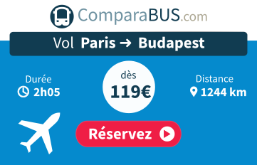 Vol paris budapest pas cher