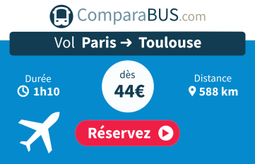 Vol paris toulouse pas cher