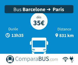 bus barcelone paris pas cher