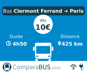 bus clermont-ferrand paris pas cher