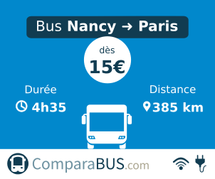 bus nancy paris pas cher