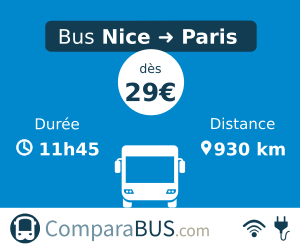 bus nice paris pas cher