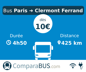 bus paris clermont-ferrand pas cher