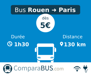 bus rouen paris pas cher