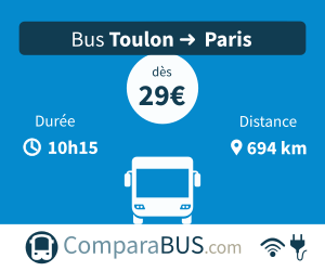 bus toulon paris pas cher