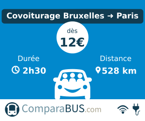 covoiturage bruxelles paris pas cher