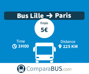 cheap bus lille to paris