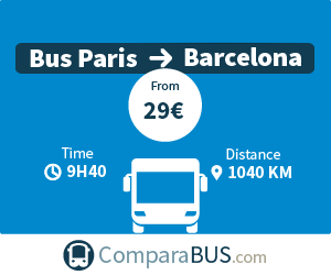 cheap bus paris to barcelona