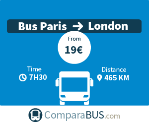 cheap coach paris to london