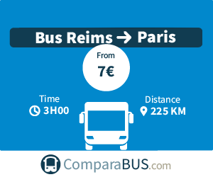 cheap bus reims to paris