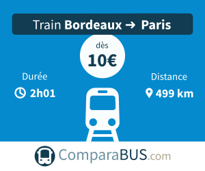 Train bordeaux paris pas cher