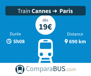 Train cannes paris pas cher