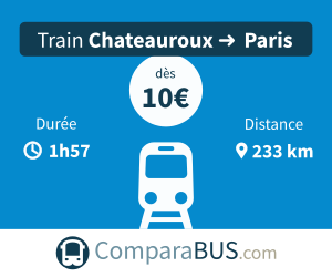 Train chateauroux paris pas cher