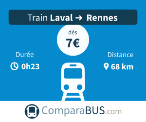 Train laval rennes pas cher