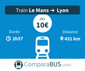 Train le-mans lyon pas cher