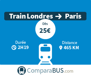 Train londres paris pas cher