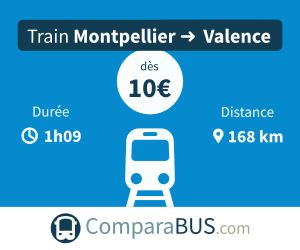 Train montpellier valence pas cher