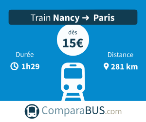 Train nancy paris pas cher