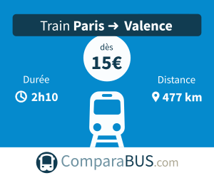 Train paris valence pas cher