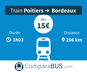 Train poitiers bordeaux pas cher