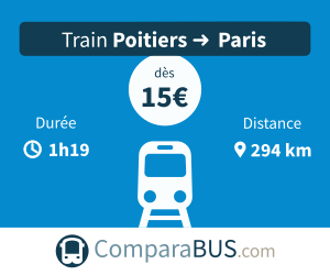 Train poitiers paris pas cher