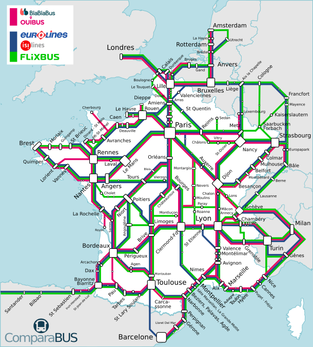 Compagnies De Bus En France Et En Europe Toutes Les