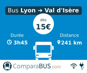 bus Lyon Val d'Isere pas cher 