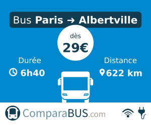 bus Paris Albertville pas cher